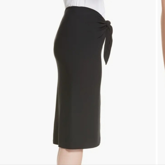 Jenni Kayne Black Crepe Tie Skirt XS - Picture 4 of 11